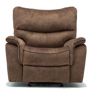 titan furnishings transitional palomino fabric recliner chair