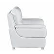 Titan Furnishings Modern Leather Upholstered Sofa Set in White