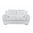 Titan Furnishings Modern Leather Upholstered Sofa Set in White