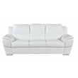 Titan Furnishings Modern Leather Upholstered Sofa Set in White