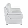 Titan Furnishings Modern Leather Upholstered Sofa Set in White