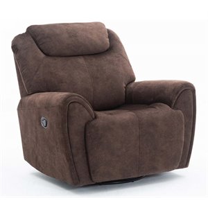 titan furnishings transitional velvet fabric reclining chair