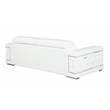 Titan Furnishings Genuine Italian Leather Upholstered Sofa Set in White