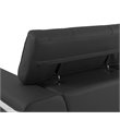 Titan Furnishings Modern Genuine Italian Leather Sofa Set in Dark Gray
