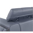 Titan Furnishings Modern Genuine Italian Leather Sofa Set in Light Blue