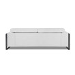 Titan Furnishings Modern Genuine Italian Leather Upholstered Sofa Set in White