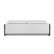 Titan Furnishings Modern Genuine Italian Leather Sofa in White
