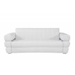 Titan Furnishings Modern Italian Leather Upholstered Sofa Set in White