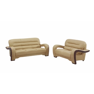 titan furnishings modern leather upholstery sofa and loveseat