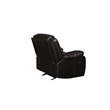 Titan Furnishings Transitional Faux Leather Reclining Sofa Set in Brown