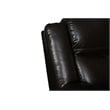 Titan Furnishings Transitional Faux Leather Reclining Sofa Set in Brown