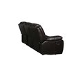 Titan Furnishings Transitional Faux Leather Reclining Sofa Set in Brown