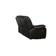 Titan Furnishings Transitional Faux Leather Reclining Sofa Set in Brown