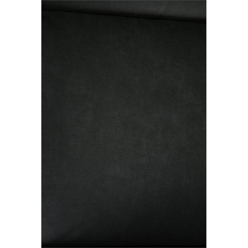 Titan Furnishings Transitional Faux Leather Reclining Sectional in Gray