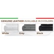 Titan Furnishings Modern Leather Upholstered Recliner Sofa Set in Black