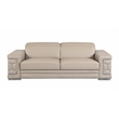 Titan Furnishings Genuine Italian Leather Upholstered Sofa Set in Beige