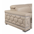Titan Furnishings Genuine Italian Leather Upholstered Sofa Set in Beige
