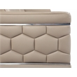 Titan Furnishings Genuine Italian Leather Upholstered Sofa Set in Beige