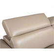 Titan Furnishings Genuine Italian Leather Upholstered Sofa Set in Beige
