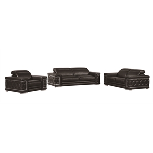titan furnishings genuine italian leather sofa set