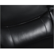 Titan Furnishings Modern Leather Upholstered Sofa Set in Black