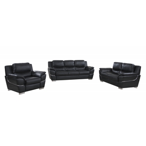 titan furnishings modern leather upholstery sofa set