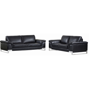 titan furnishings genuine italian leather reclining sofa and loveseat