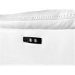 Titan Furnishings 8-Piece 2-Console 3-Power Reclining Leather Sectional in White
