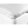 Titan Furnishings 7-Piece 1 Console 4-Power Reclining Leather Sectional in White
