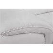 Titan Furnishings Genuine Italian Leather Power Reclining Sofa in White