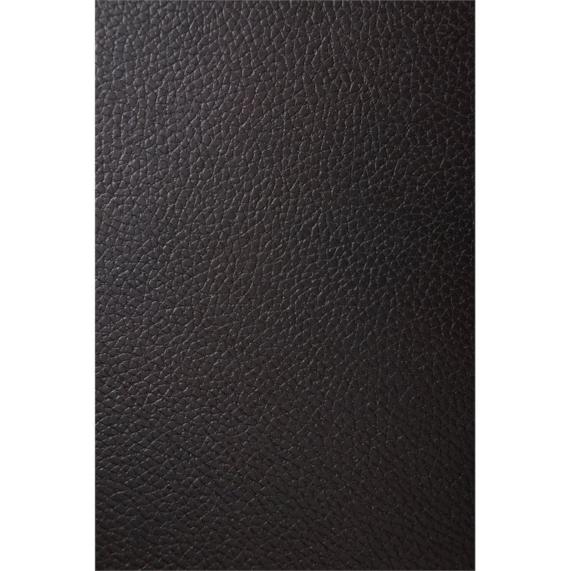 Titan Furnishings Modern Faux Leather Power Reclining Chair in Brown