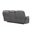 Titan Furnishings Modern Faux Leather Power Reclining Sofa in Gray
