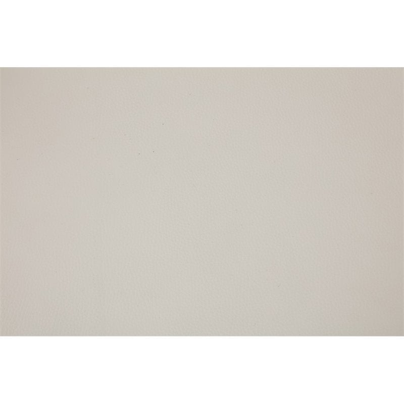 Titan Furnishings Modern Genuine Italian Leather Loveseat in White