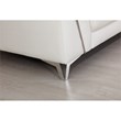 Titan Furnishings Modern Genuine Italian Leather Sectional in White