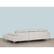 Titan Furnishings Modern Genuine Italian Leather Sectional in White