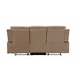 Titan Furnishings Transitional Microfiber Fabric Sofa and Loveseat in Beige