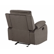 Titan Furnishings Transitional Microfiber Fabric Chair in Brown