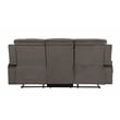Titan Furnishings Transitional Microfiber Fabric Sofa in Brown Color