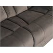 Titan Furnishings Transitional Microfiber Fabric Sofa in Brown Color