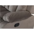 Titan Furnishings Transitional Microfiber Fabric Sofa in Brown Color