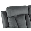 Titan Furnishings Transitional Microfiber Fabric Sofa and Loveseat in Gray