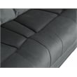 Titan Furnishings Transitional Microfiber Fabric Sofa in Gray