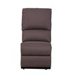 Titan Furnishings Transitional Chanille Fabric Sectional in Brown