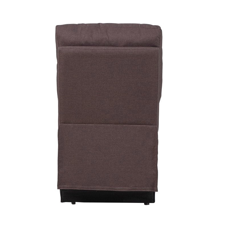 Titan Furnishings Transitional Chanille Fabric Sectional in Brown