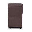 Titan Furnishings Transitional Chanille Fabric Sectional in Brown