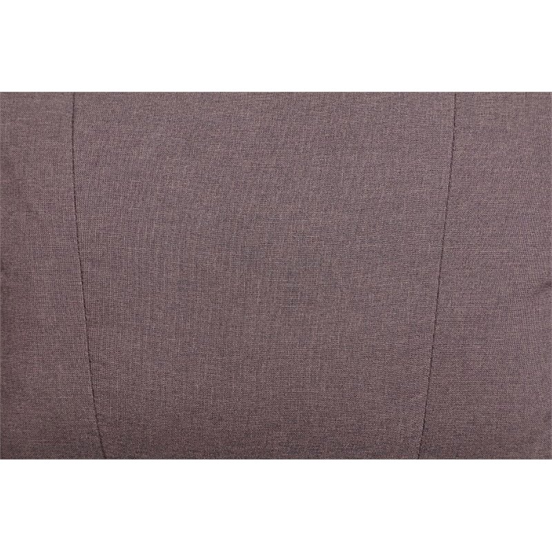 Titan Furnishings Transitional Chanille Fabric Sectional in Brown