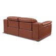 Titan Furnishings Genuine Leather Power Reclining Sofa & Loveseat in Camel Brown