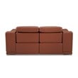 Titan Furnishings Genuine Leather Power Reclining Sofa & Loveseat in Camel Brown