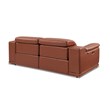 Titan Furnishings Genuine Leather Power Reclining Sofa & Loveseat in Camel Brown