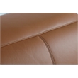 Titan Furnishings 6-Piece 1 Console 3-Power Reclining Leather Sectional in Brown